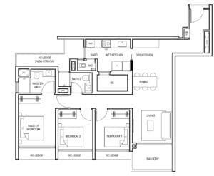 skye-at-holland-3-bedroom-floor-plan-cp1-singapore